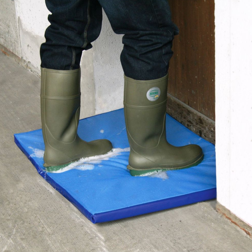 Dezinfekcijas paklājs 85x60x3 cm, zils